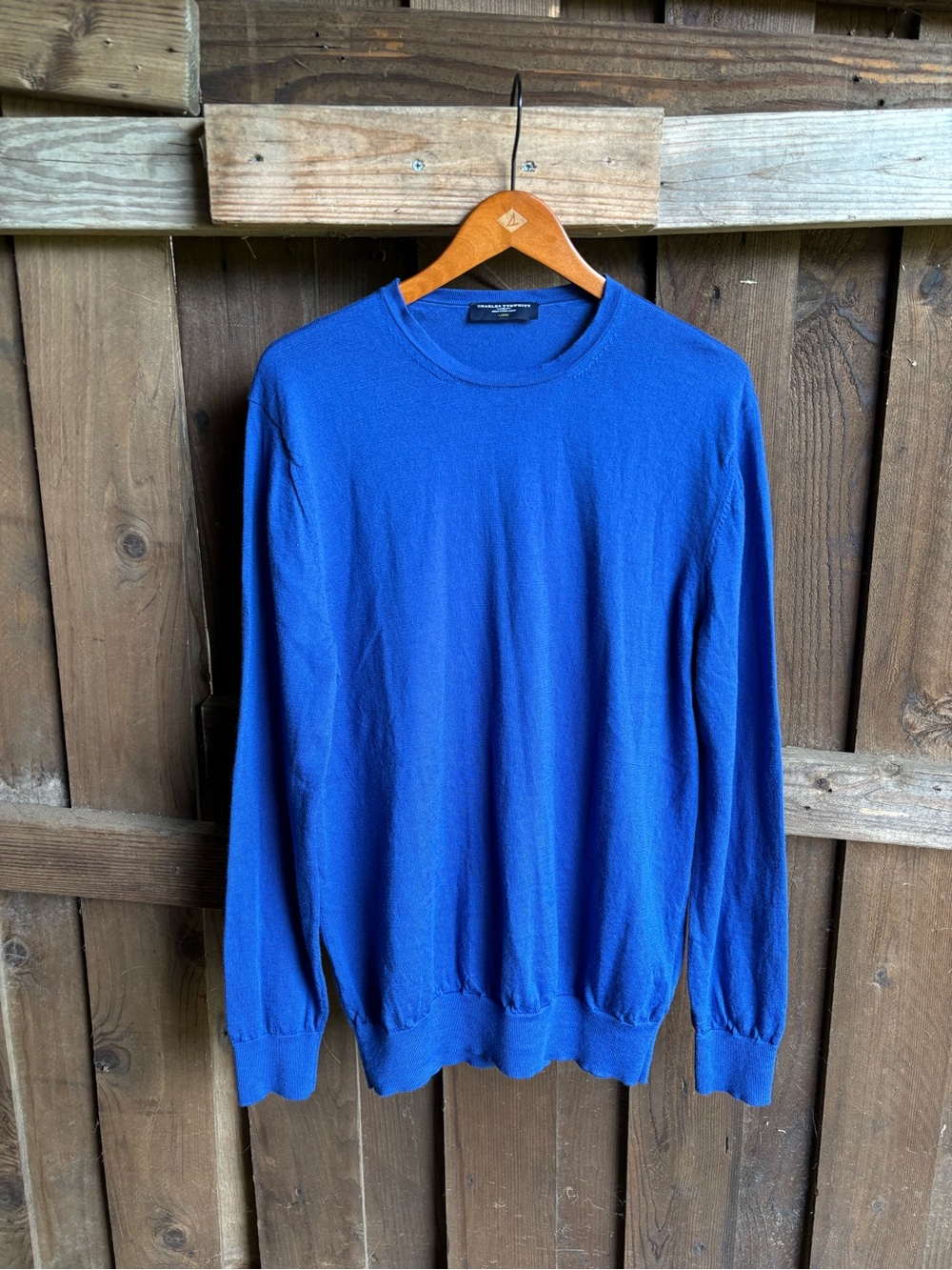 Charles Tyrwhitt Blue Cashmere Sweater